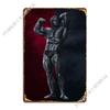 Gym Body Building Fitnesss Metal Sign Party Customize Kitchen Bar Tin Sign Poster
