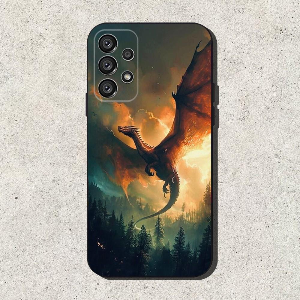 

Чехол для телефона Четвертое Крыло Дракона для Samsung S25, S24, S21, S22, S23, S30, Ultra, S20, Plus, Fe, Lite, Note, 10, 9, 5G Черный Samsung S23plus5G