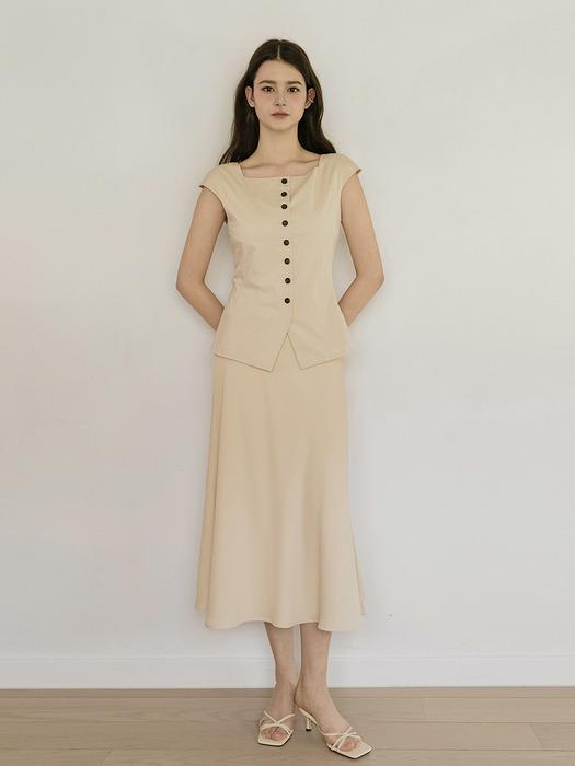 LAUTREDE MIN Cap Beige Blouse