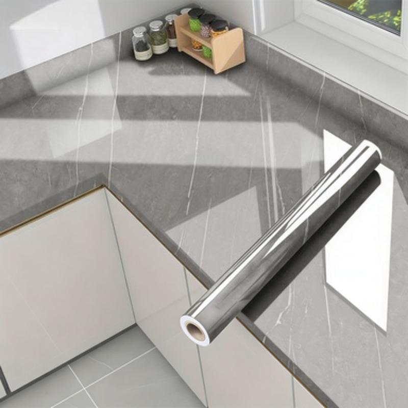 40*1M-3M-5M Self Adhesive Kitchen Oil Proof Sticker  Heat Resistant Waterproof Aluminum Foil Sticker Kitchen Backsplash Wall Protector Decal