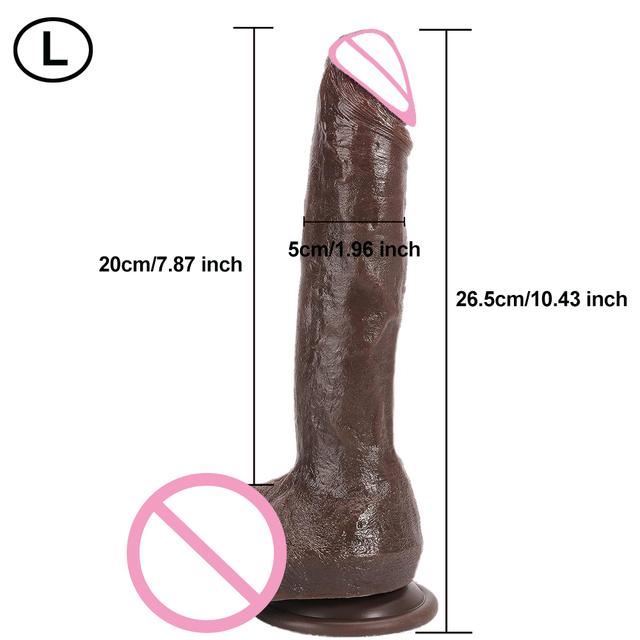 Skin Huge Penis Realistic Dildo Soft Silicone Big Fake Dick Adult Products Females Masturbation Erotic Sex Toy for Women Lesbian