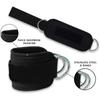 Adjustable Straps Adjustable Ankle Cuffs Double D-Ring Ankle Weight Straps  Kickback Exercises