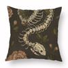 Flower Fox Pillowcase Cushion Animal skull Print Sofa Soft Pillowcase Retro Living Room Bedroom Home Decor Pillowcase
