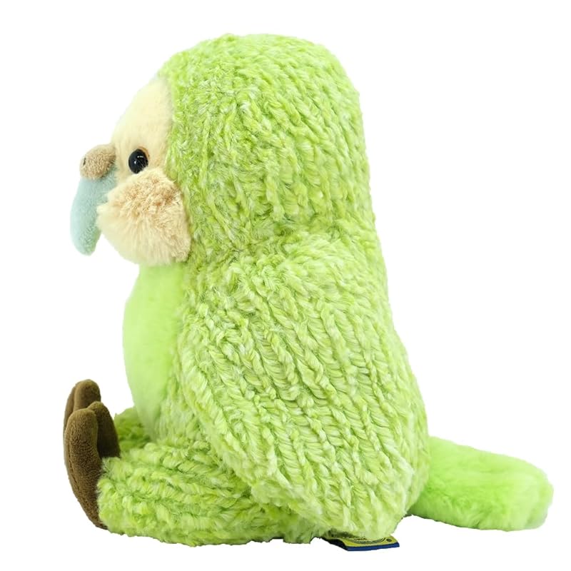 SunLemon Fluffies Medium Kakapo Plush Toy, 20 x 22 x 20 cm, Cute Rare Animal Series, P-1073