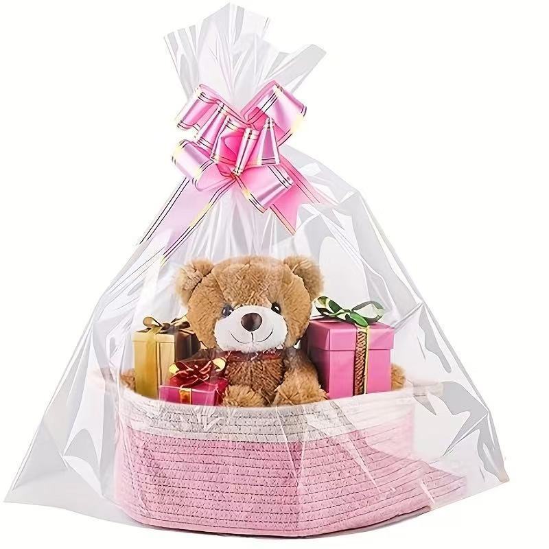 Rectangular Cotton Rope Organizer With Multiuse Design For Home And Office