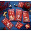 Vibrant 2025 Chinese Zodiac Snake Cartoon Lucky Money Red Packets For New Year
