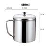 With Handle Stainless steel Cup 1pc Water Coffee Tea Camping Drinking Mug