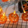 Halloween Pumpkin Lantern Decoration LED Lamp String  Halloween Atmosphere Indoor Outdoor Garden Party Home Decoration Supplies