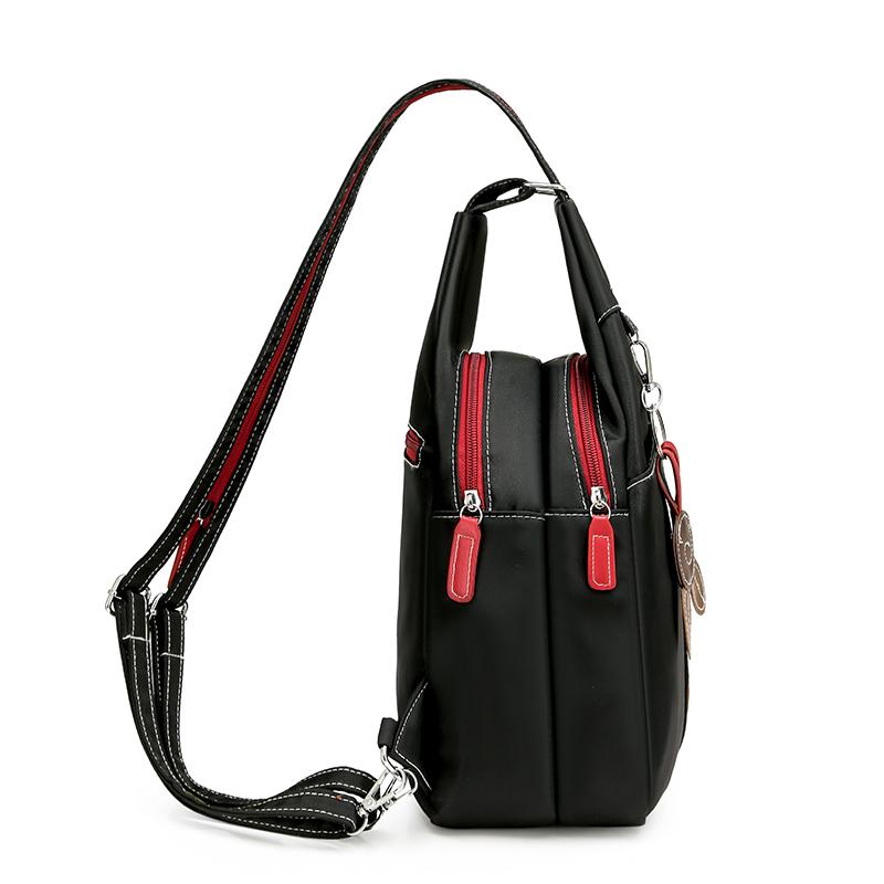Multifunktionaler Rucksack Colorblock Große Kapazität Retro Brusttasche