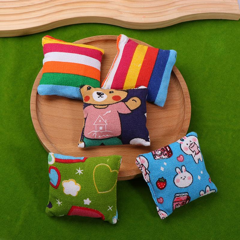 1Pc Sandbag Kids Toys Square Portable Bean Bags For Party Washable Outdoor Interactive Plaything Toss Throwing Game For Child