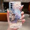 Casing For OPPO A74 5G CPH2197 Phone Case Luxury Dragon Cute Cool Boys Girls Pattern Soft silicone Back Cover Transparent Shell