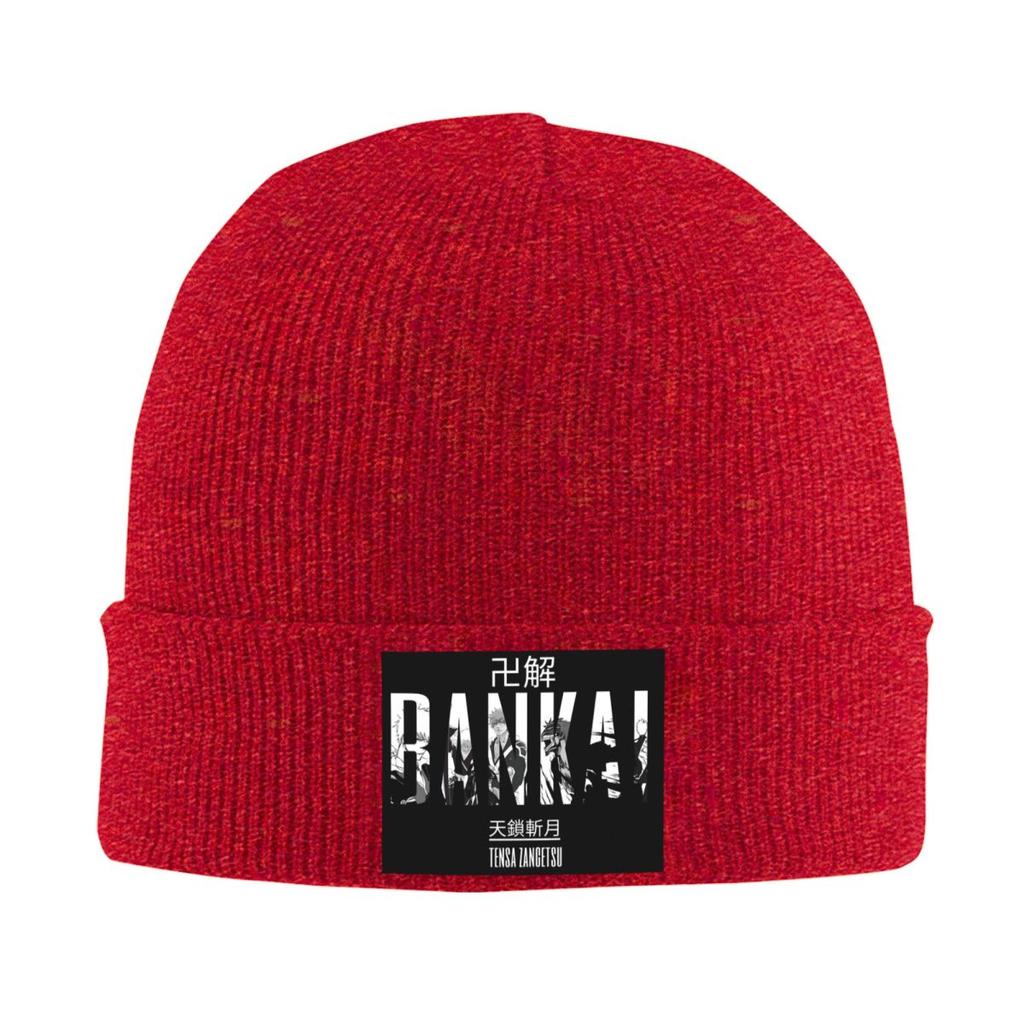 Bleach Manga Kurosaki Warm Knitted Cap Winter Knit Bonnet Hat Skullies Beanies Hip Hop Caps for Unisex