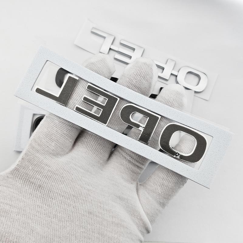 Adesivo Lettere ABS Bagagliaio Posteriore Auto Emblema Badge Logo Per Opel Corsa Astra Insignia Vectra Zafira Meriva Mokka Grandland