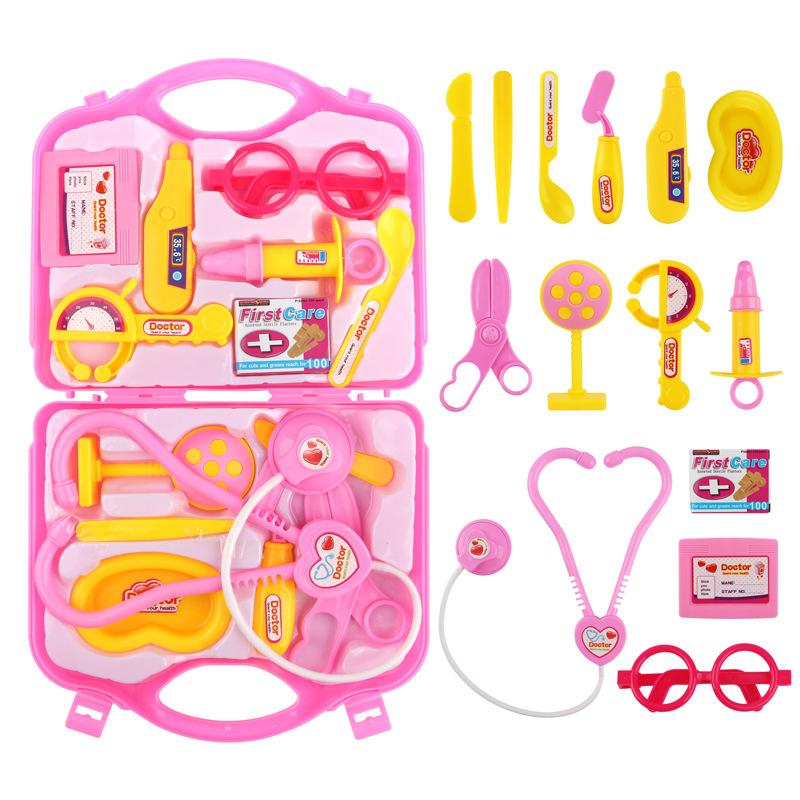 Doctor Set Kids Play House Toys Medical Kit Dentist Nurse Simulation Medicine Box Stethoscope Boy Girl Learning Educational Toys