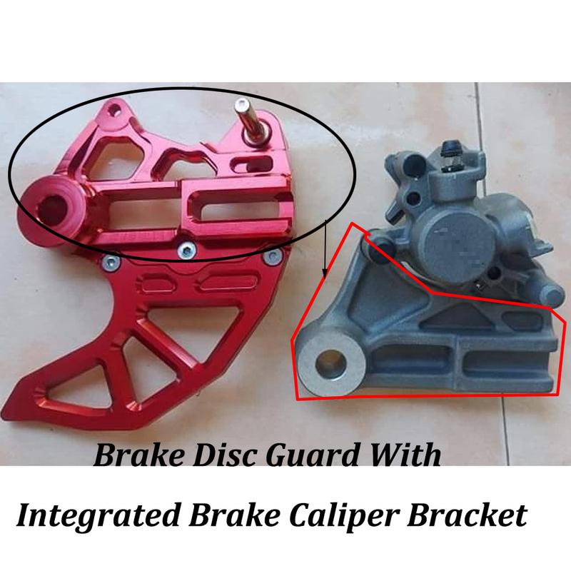 CNC Integrated Rear Brake Disc Guard Protector For Honda CRF250L CRF250M /S CRF300L CRF 250L 300L Rally 2012-2020 2021 2022 2023