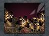 TAGLIERE IN VETRO 52x40 ORCHIDEA