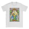 Zeldas Wind Waker Stained Glass T Shirt for Unisex 100 Cotton Funny TShirt Round Collar  Tee Shirt Short Sleeve Tops Classic
