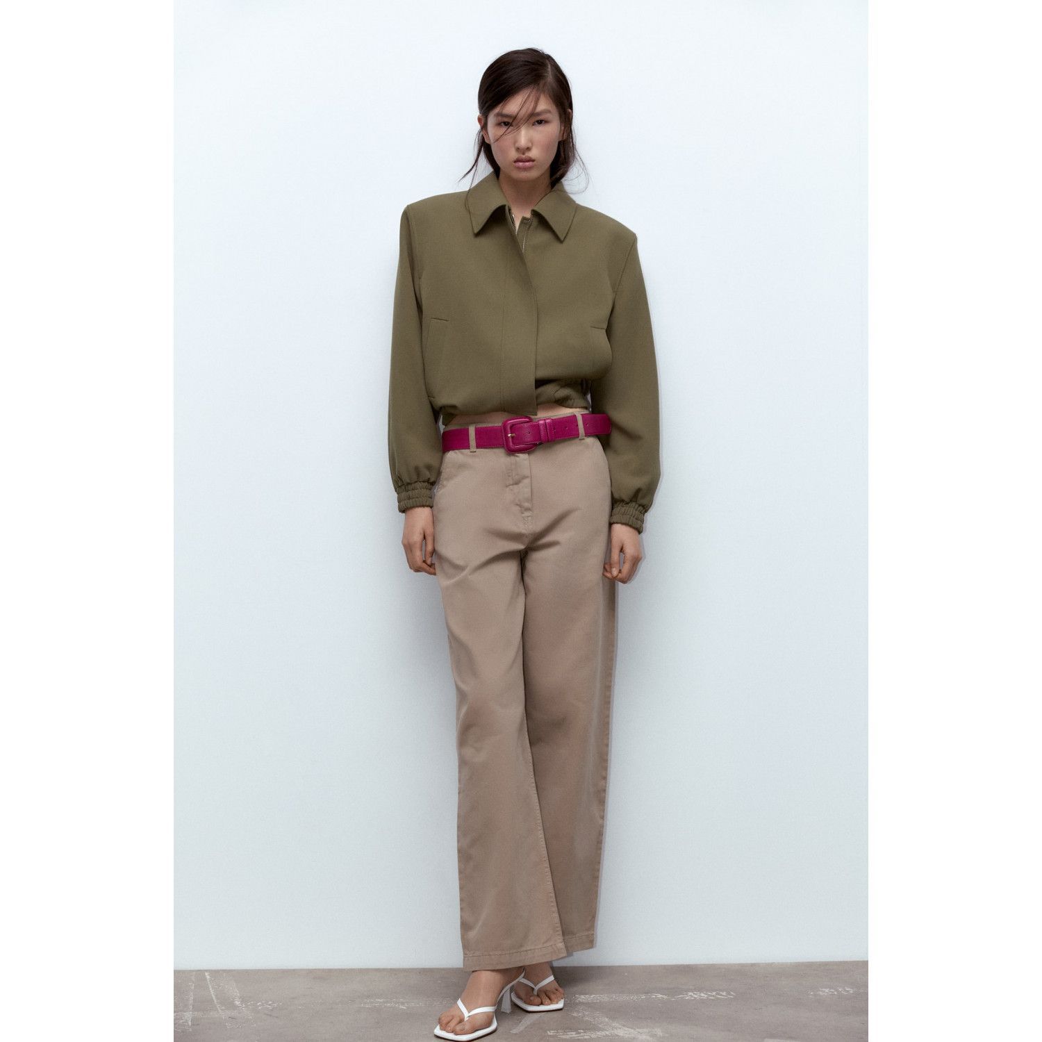 

COLOURED LEATHER BELT