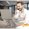 Adjustable Stand, Foldable Portable Laptop Riser Desk, Ergonomic Notebook Holder for MacBook & All Laptops