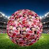 Betty Boop Print Size 5 Soccer Ball, PU Wear Resistant Football for Match Training and Daily Practice, Birthday Gift for Soccer Fans