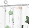 Sage Green Beige Watercolor Floral Shower Curtain – Modern Minimalist Design Elegant Bathroom Decor 12PCS Hooks 71X71Inch