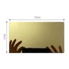 Stainless Steel Universal Car Sun Visor Mirror HD Clear Auto Makeup Vanity Mirror Durable for Women Drivers Daily Use