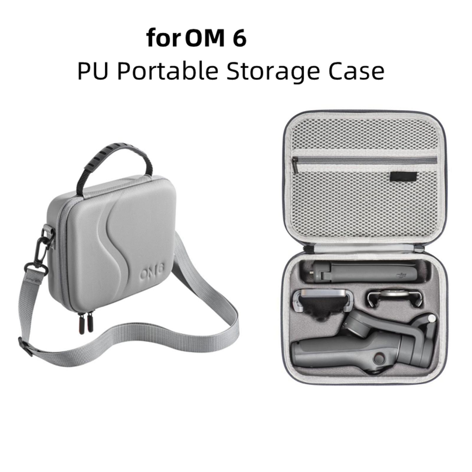 

Delicate Carrying Cases Bags for OM 6 Gimbal Storage Bag Zippers Bags with Shockproof Inner Pocket Holder Accessory