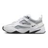 M2K Tekno נגד החלקה עמיד בפני שחיקה נעלי ספורט נמוכות עבות נעלי ספורט עבות לנשים לבן IH0642-101