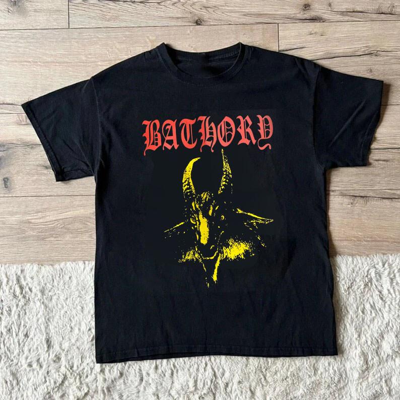 Bathory Black shirt black metal band t-shirt gift for fan TE5067 Unisex T-Shirt S