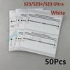 50Pcs Wrap Plastic Seal Factory Film Box Packaging Protective Label Sealing Sticker For Samsung Galaxy S24 S23 Plus Ultra 2