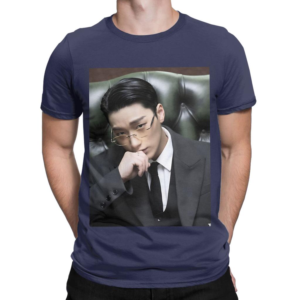 aATEEZ ice on my choi san atiny sexy Novelty 100 Cotton TShirt aAteez Tees Tops For Unisex