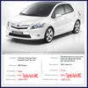 for Toyota Auris MK1 TYT Corolla E150 Blade 2006 2007 2008 2011 Chrome Door Handle Cover Accessories Stickers Trim Decorative