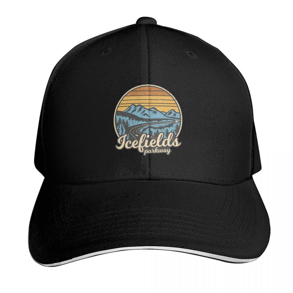 Icefields Parkway Alberta Kanada Retro Baseballkappe individuelle Kappen Designerhut Hut Unisex Wintermütze Luxus Damen Unisexs