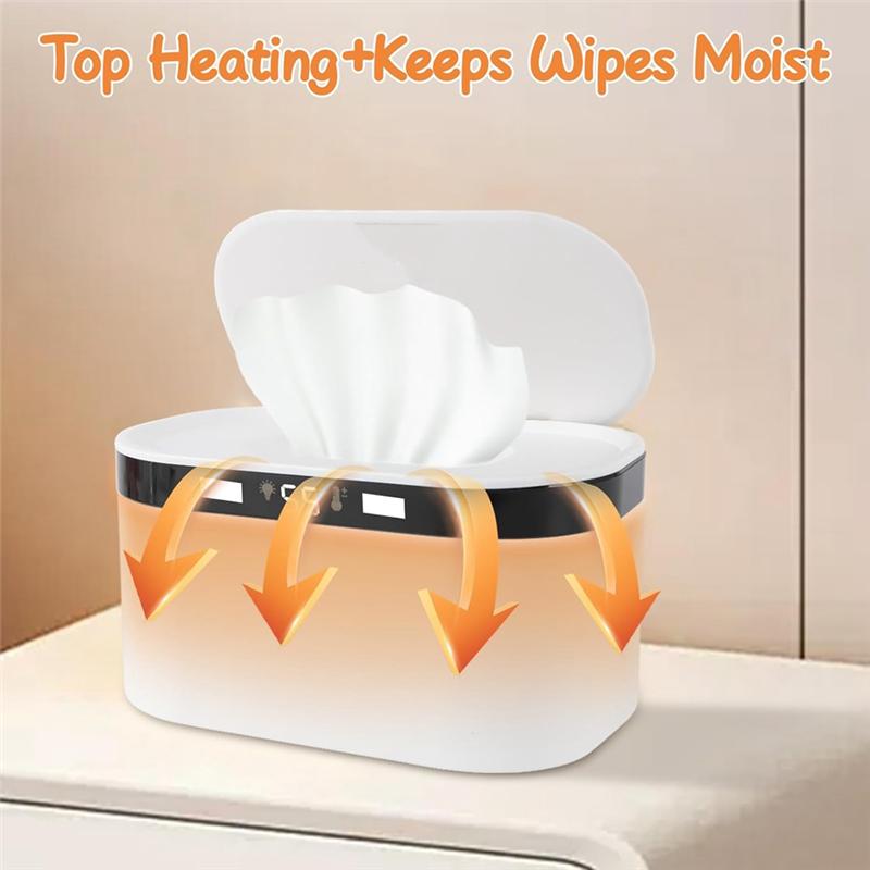 A25F-For Baby Wipes, Baby Wipe Warmer 5 Modes Temperature Control Dual Heat Technology For Wet Wipes For Baby' S Comfort