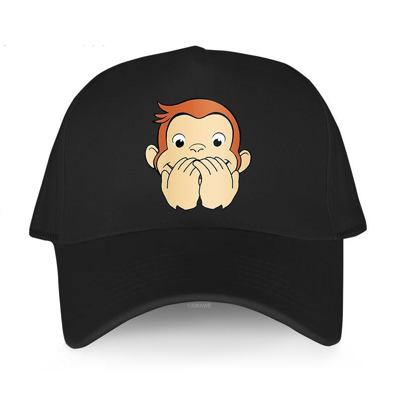 

Brand Casual Baseball Cap balck luxury hat for Men Curious George George No Mouth women classic fashion caps Snapback sunhat