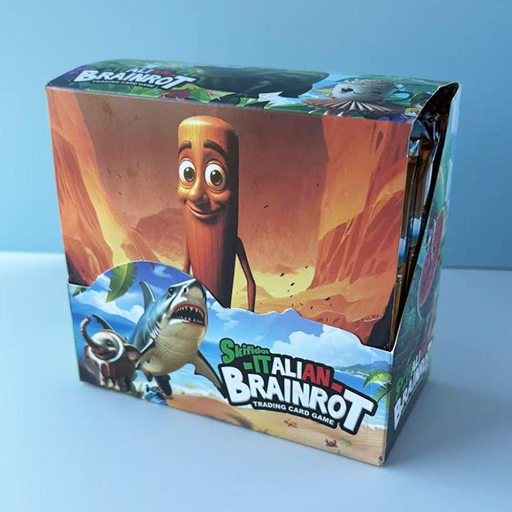 Tung Tung Tung Sahur Tralalero Tralala Card Game Toy Trading Cards  Italian Brainrot Collection Cards for Children Holiday Gifts