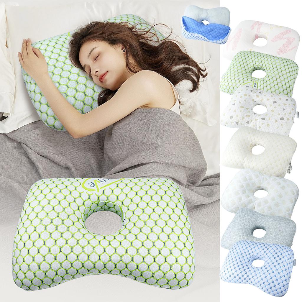 Single Hole Ear Pillow, Ear Pillow For Elderly Patients, Ear Pillow With Holes, Adult Beauty Salon Pillow