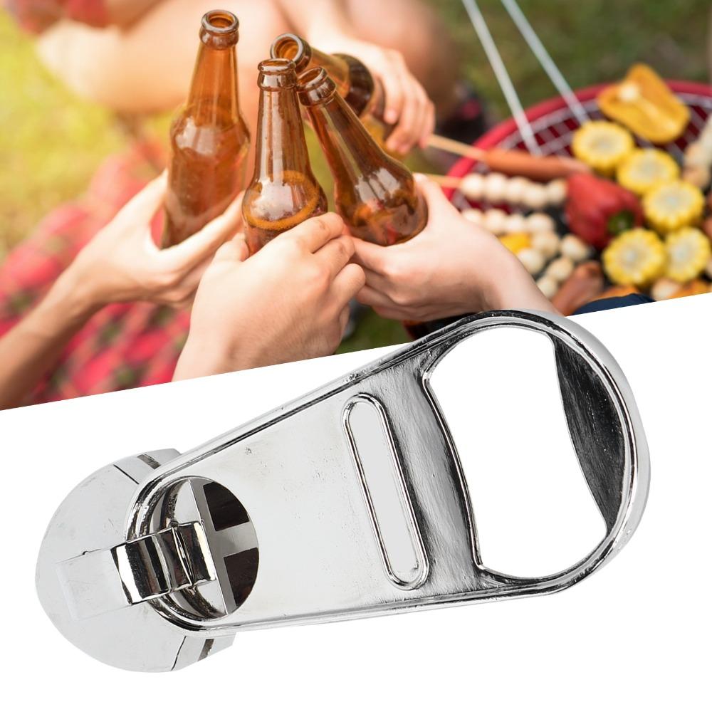 Zipper Shaped Refrigerator Paste Bottle Opener Zinc Alloy Creative Bottle Opener  Family Use