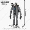 MOOXI Set di Figure Skibidi Toilet Man TvMan Cameraman Speakerman Blocchi da Costruzione Modello MOC Mattoncini Giocattoli per Adulti Bambini Regalo di Compleanno