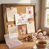 20/30pcs Durable Resin Flower Push Pins Cherry Blossom Shaped Decorative Thumbtacks  Photo Wall