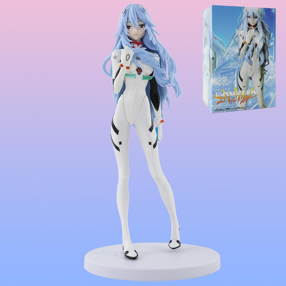 22CM Anime EVA Ayanami Rei NEON GENESIS EVANGELION Neueste Kinofilm-Version Modell Spielzeug Geschenk Sammlung Actionfigur