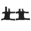 2 Pcs Forearm Crutch Pads Non Slip Breathable Adjustable Forearm Crutch Hand Grip Covers Black