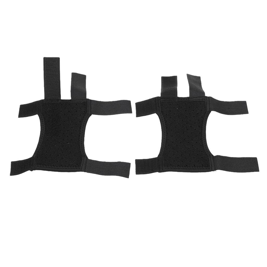 2 Pcs Forearm Crutch Pads Non Slip Breathable Adjustable Forearm Crutch Hand Grip Covers Black
