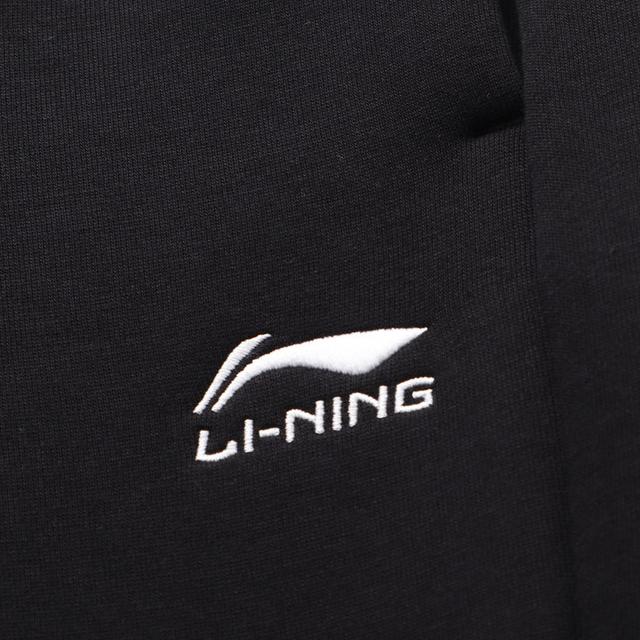 Li-Ning Air Layer Cotton Blend Trendy Breathable Loose Fit Cuffed Running Fashion Fitness Casual Sweatpants Men bottoms ASWKB27-21