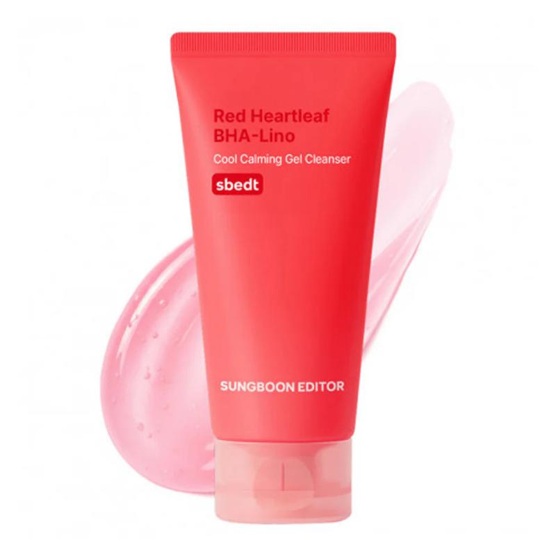 [SUNGBOON EDITOR] Red Heartleaf BHA-Lino Cool Calming Gel Cleanser 120g