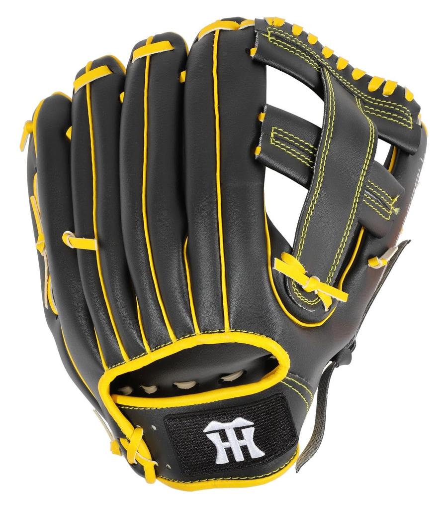 Hanshin Tigers x GP Baseball Catch Glove Set Soft Throw Parent-Child (Includes Ball) Right-Handed
