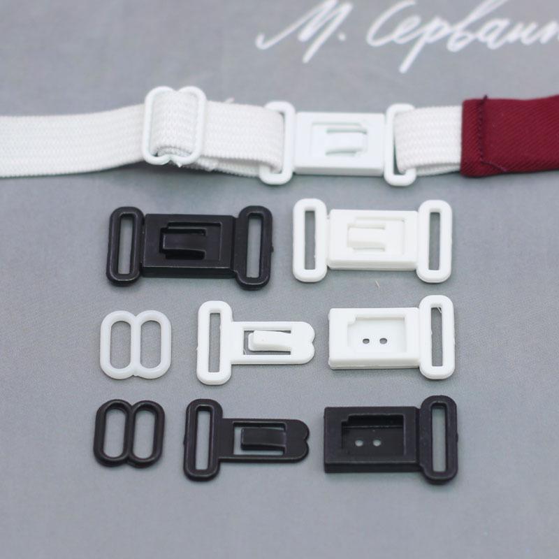 Academy Style Adjustable Butterfly Bow Tie Buckle - Black and White