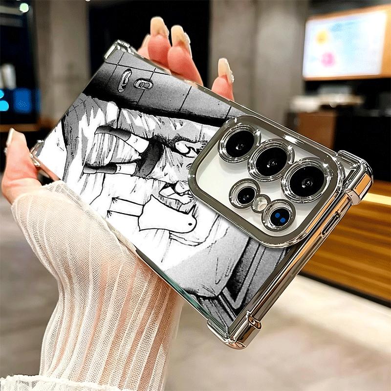 Oyasumi Punpun Anime Soft Phone Case For Samsung Galaxy S26 Ultra S25 Edge S24 FE S23 Plus S22 S21 + S20 Plating Anti-Fall Funda