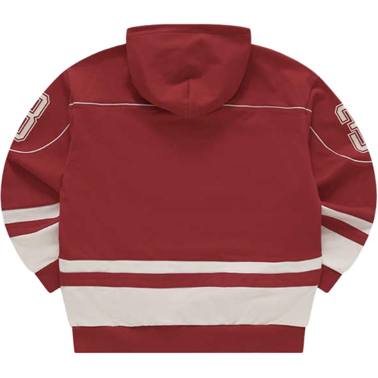 Fila Fusion Letter Stripe Pullover Sweatshirt Unisex Sweatshirt China-Red T11U346202F-RD