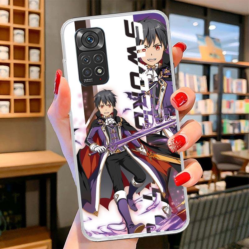Anime Sword Art Online SAO Cover Phone Case For Xiaomi Redmi Note 15 14 13 12 11 10 Pro Plus 14S 12S 11S 11T 11E 10S Soft Fundas